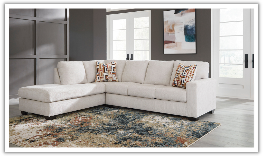 Modern Heritage Fabric Aviemore 2-Piece Sectional with Chaise