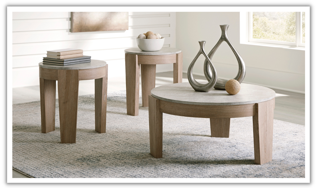 Modern Heritage Guystone Occasional Table Set-jennifer furniture