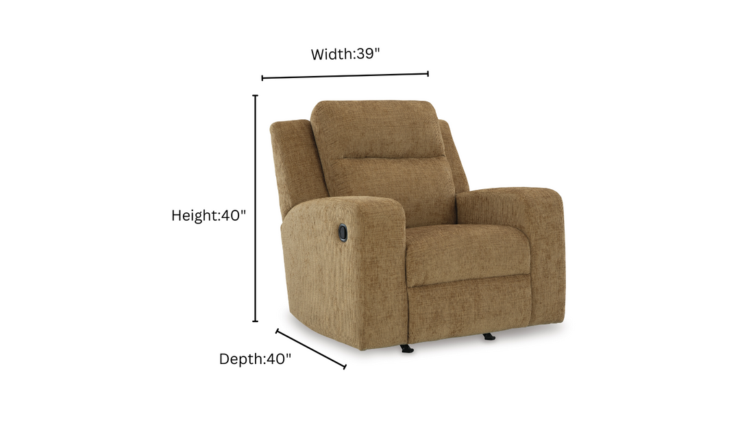 Modern Heritage Kanlow Fabric Rocker Recliner Chair-Jennifer Furniture