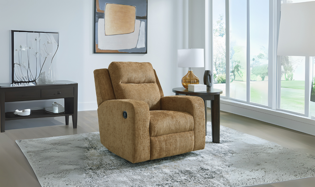 Modern Heritage Kanlow Fabric Rocker Recliner Chair-Jennifer Furniture