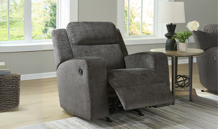 Modern Heritage Kanlow Fabric Rocker Recliner Chair-Jennifer Furniture