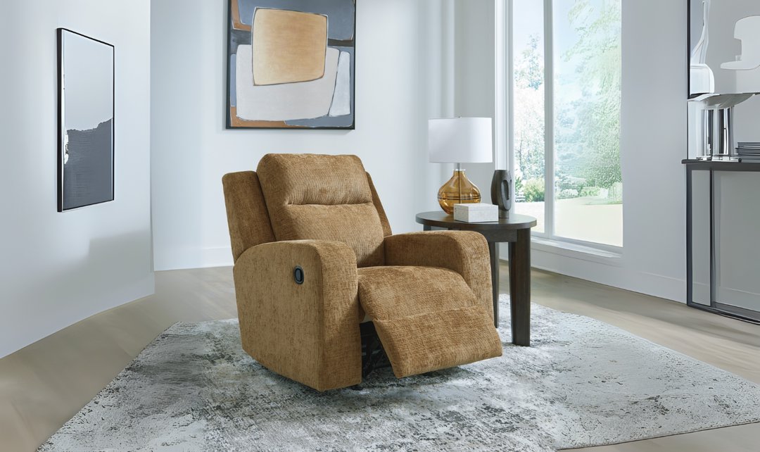 Modern Heritage Kanlow Fabric Rocker Recliner Chair-Jennifer Furniture