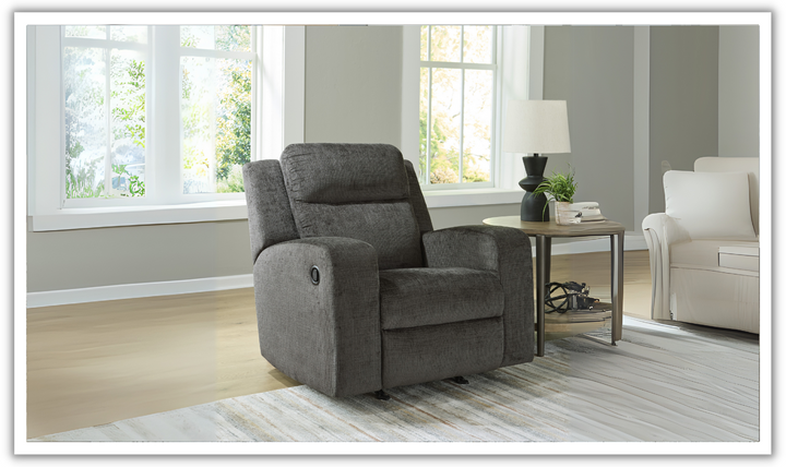Modern Heritage Kanlow Fabric Rocker Recliner Chair-Jennifer Furniture
