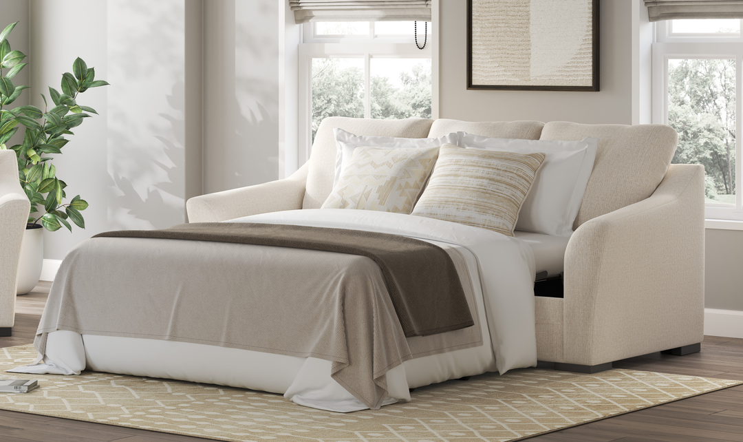 ModernHeritageLangoQueenFabricSofaChaiseSleeper-Jennifer Furniture