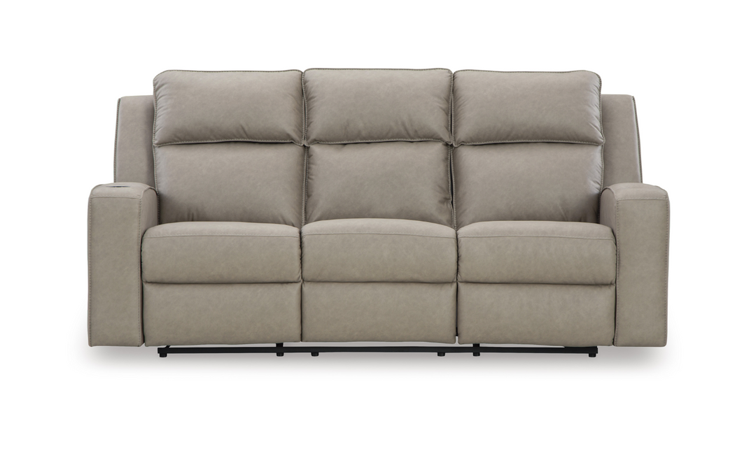 Modern Heritage Lavenhorne Leather Recliner Sofa With Drop Down Table-Jennifer Furniture