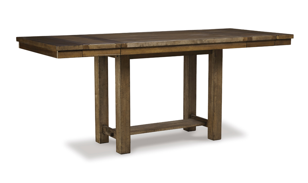 Modern Heritage Moriville Extendable Dining Table in Brown