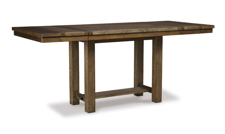 Modern Heritage Moriville Extendable Dining Table in Brown