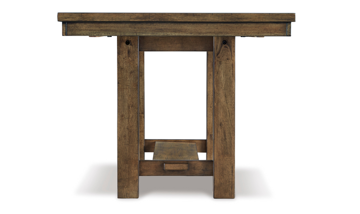 Modern Heritage Moriville Extendable Dining Table in Brown