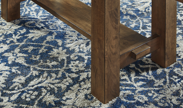 Modern Heritage Moriville Extendable Dining Table in Brown