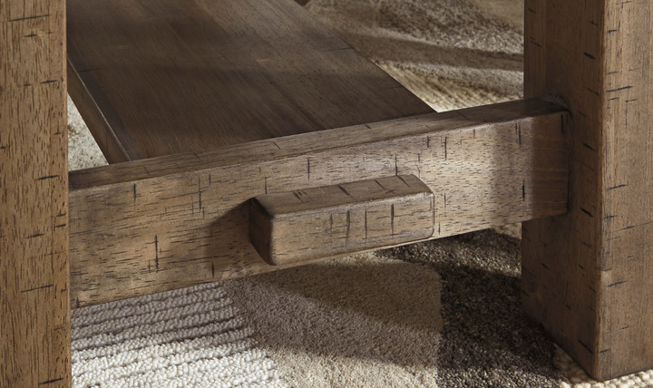 Modern Heritage Moriville Extendable Dining Table in Brown