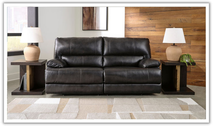 Modern Heritage Mountainous  2 Seater Power Recliner Loveseat With Power Headrest-Jennifer Furniture