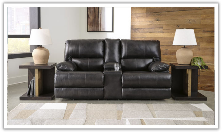 Modern Heritage Mountainous  2 Seater Power Recliner Loveseat With Power Headrest-Jennifer Furniture