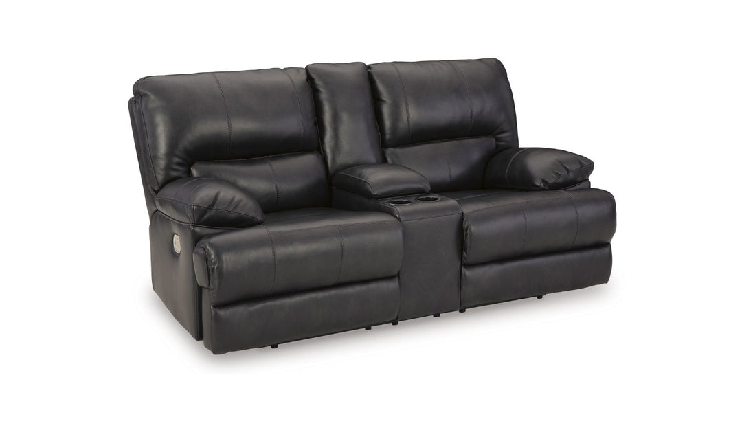 Modern Heritage Mountainous  2 Seater Power Recliner Loveseat With Power Headrest-Jennifer Furniture