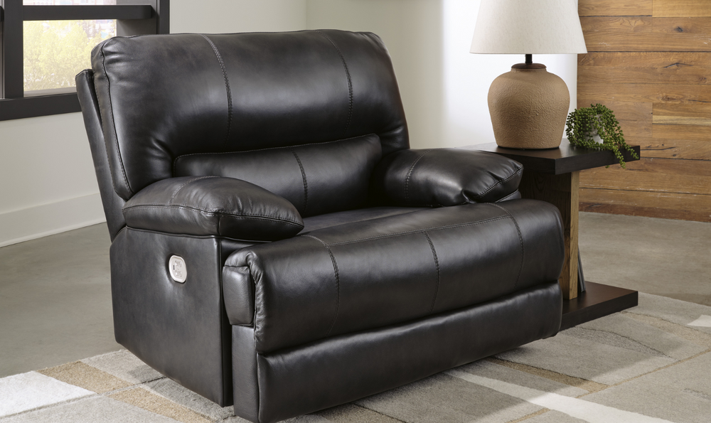 Modern Heritage Mountainous Power Recliner Chair With Power Headrest- Jennifer Furniture