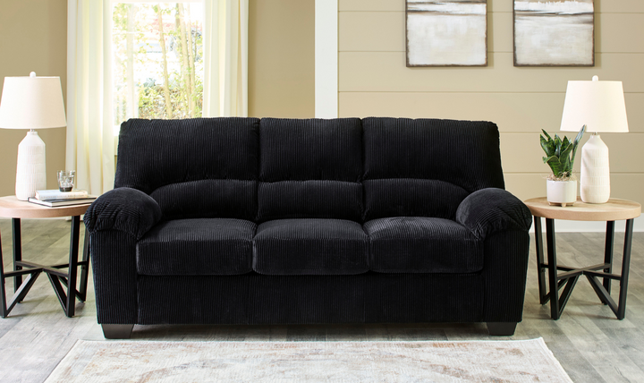 Modern Heritage SimpleJoy Fabric 3-Seater Sofa With Pillow Arms