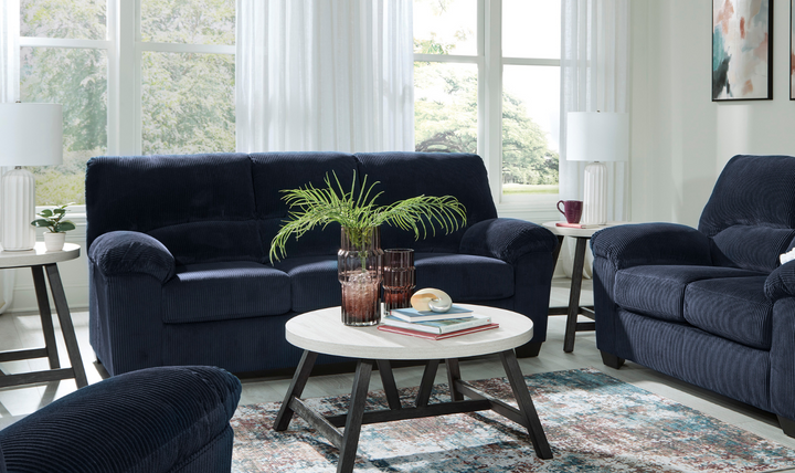 Modern Heritage SimpleJoy Fabric 3-Seater Sofa With Pillow Arms