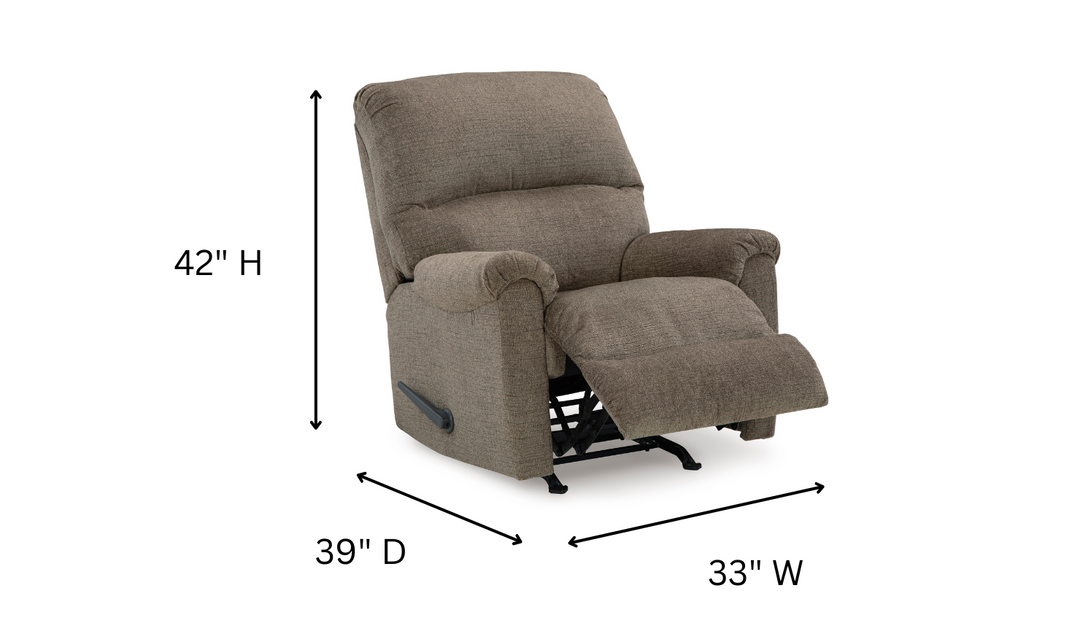 Modern Heritage Stonemeade Rocker Fabric Recliner Chair-jennifer furniture