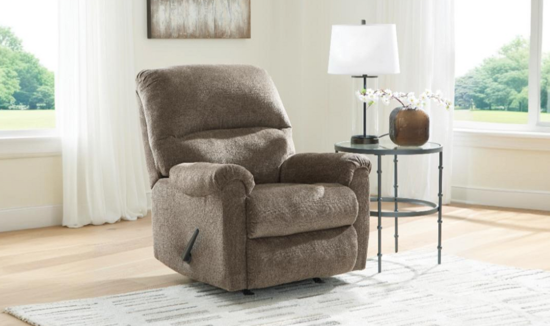 Modern Heritage Stonemeade Rocker Fabric Recliner Chair-jennifer furniture