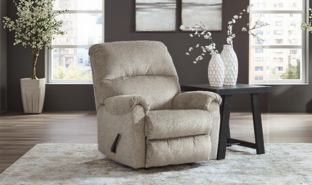 Modern Heritage Stonemeade Rocker Fabric Recliner Chair-jennifer furniture
