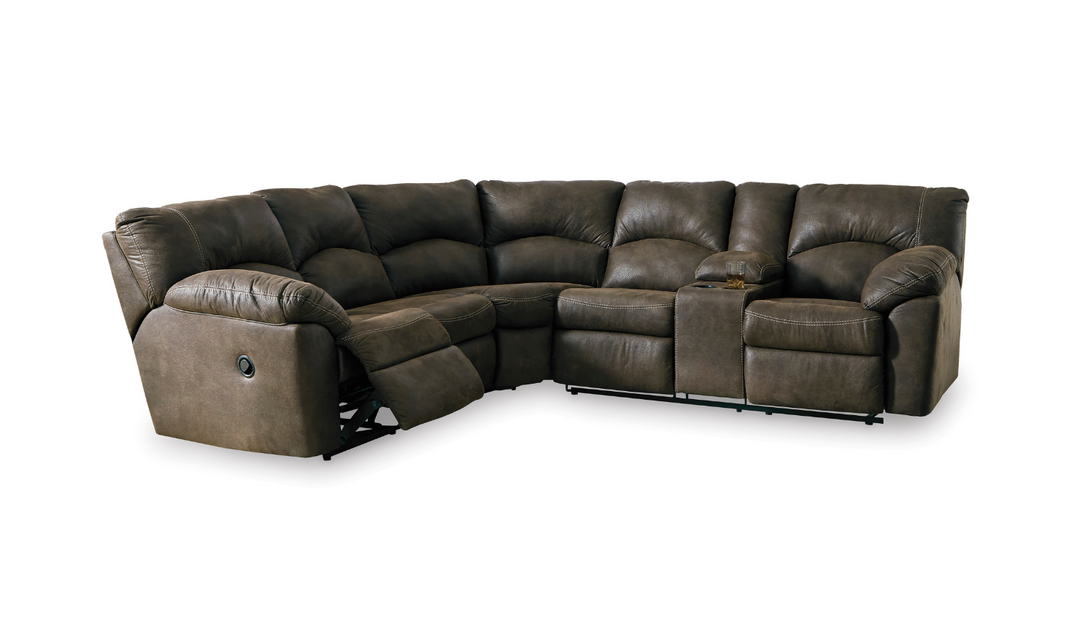 Modern Heritage Tambo L-Shaped Manual Reclining Sectional