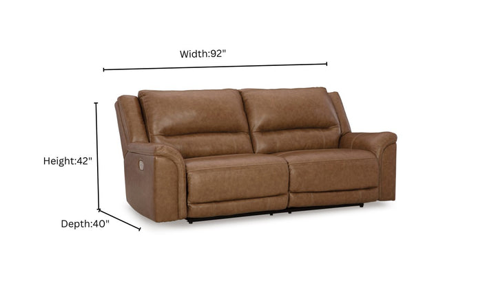 Modern Heritage Trasimeno 2 Seater Power Recliner Loveseat With Power Headrest-Jennifer Furniture