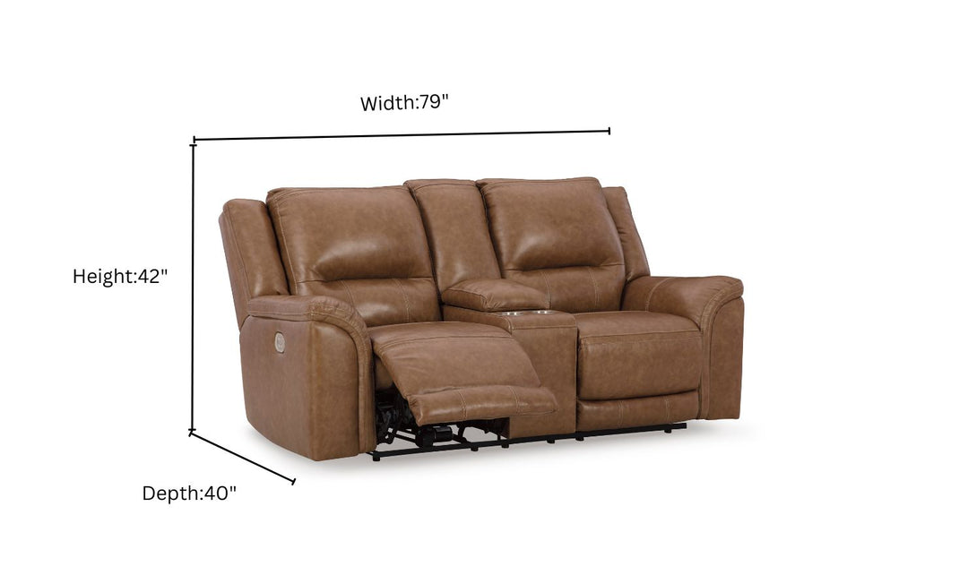 Modern Heritage Trasimeno 2 Seater Power Recliner Loveseat With Power Headrest-Jennifer Furniture