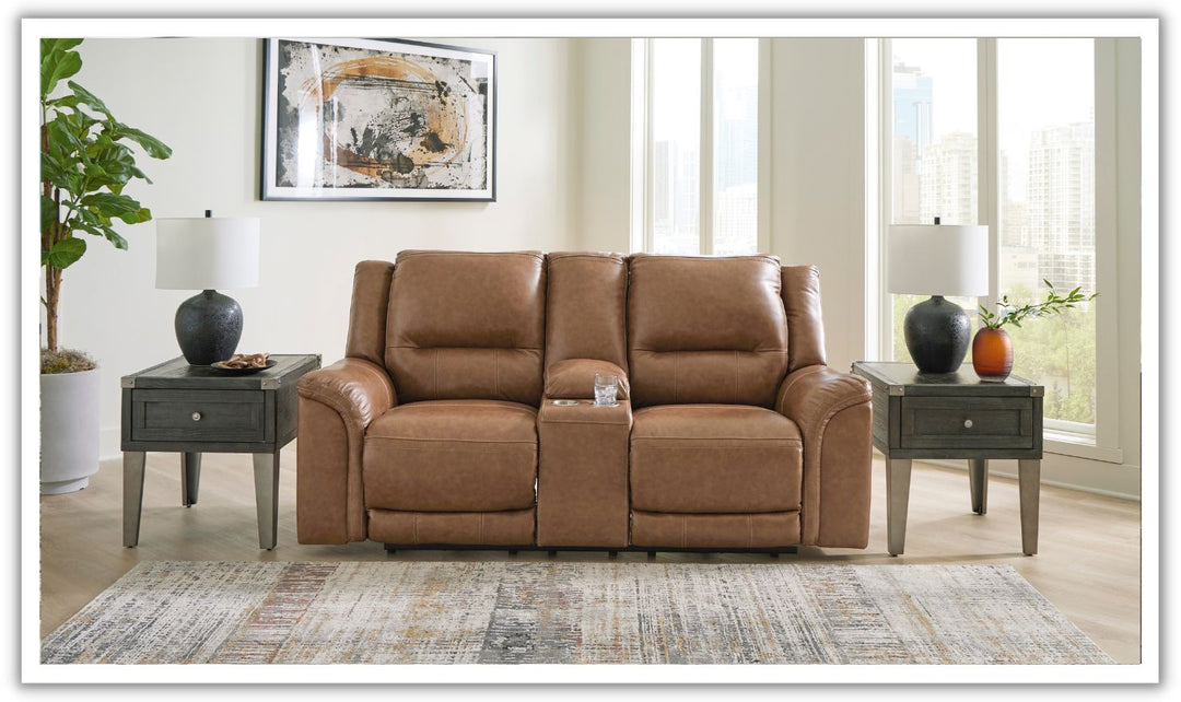 Modern Heritage Trasimeno 2 Seater Power Recliner Loveseat With Power Headrest-Jennifer Furniture