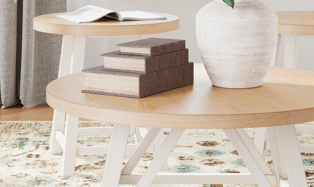 Modern Heritage Fawndell Occasional Table Set-jennifer furniture