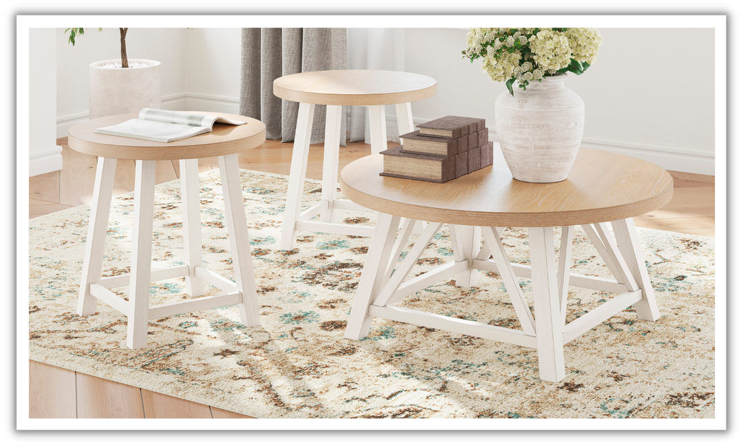 Modern Heritage Fawndell Occasional Table Set-jennifer furniture