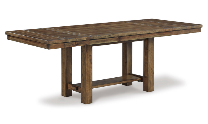 Modern Heritage Moriville Extendable Dining Table in Brown