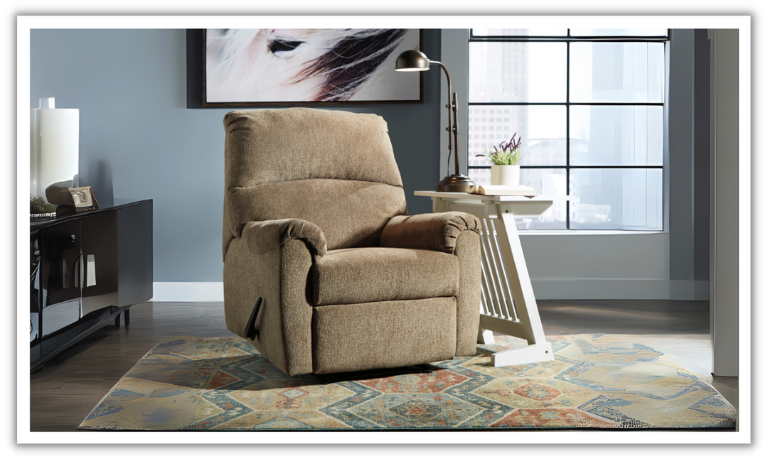 Modern Heritage Nerviano Manual Recliner Chair-jennifer furniture