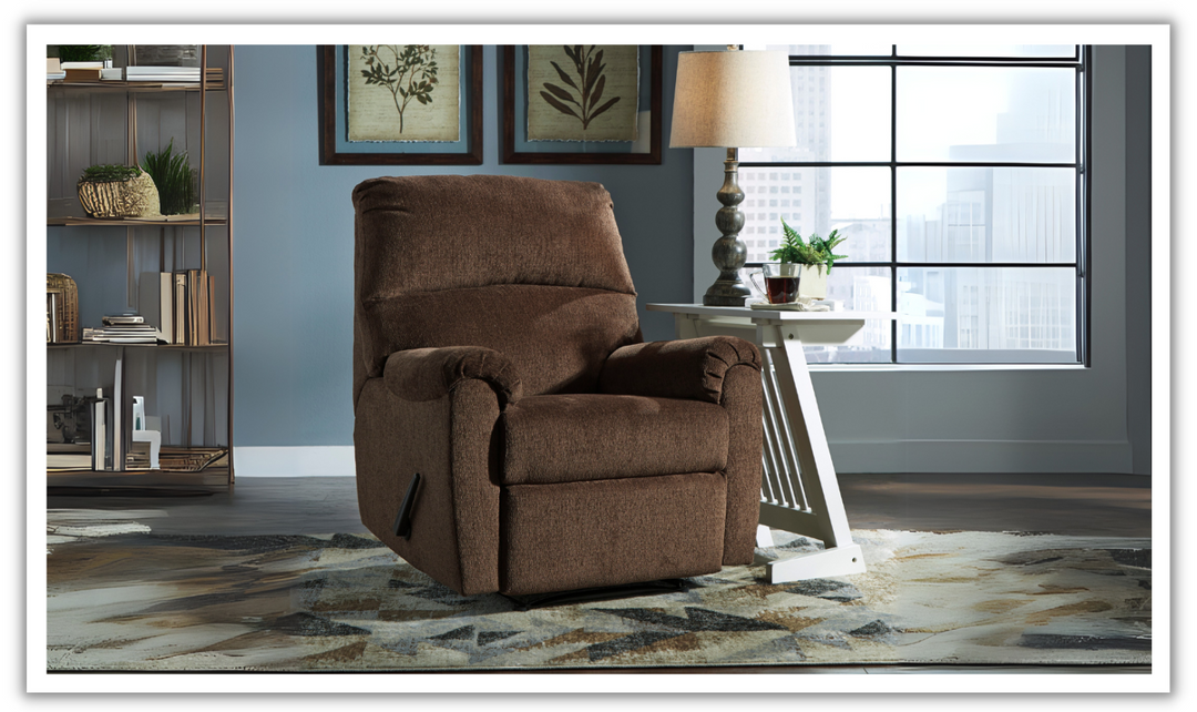 Modern Heritage Nerviano Manual Recliner Chair-jennifer furniture