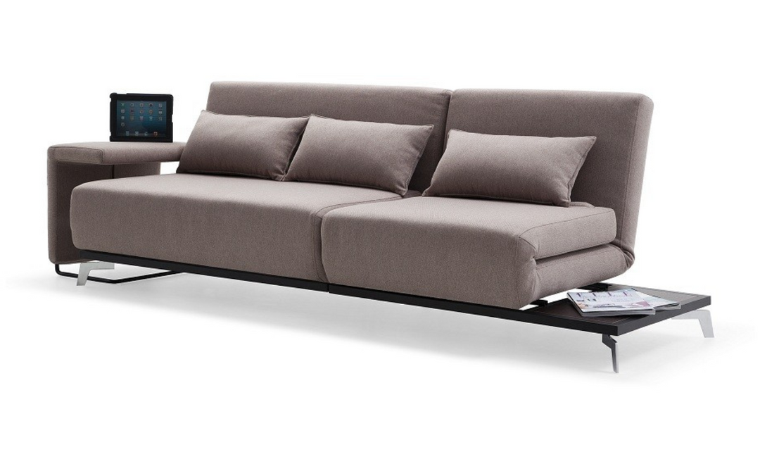 Navana 3-Seater Sleeper Sofa With Sliding Chair