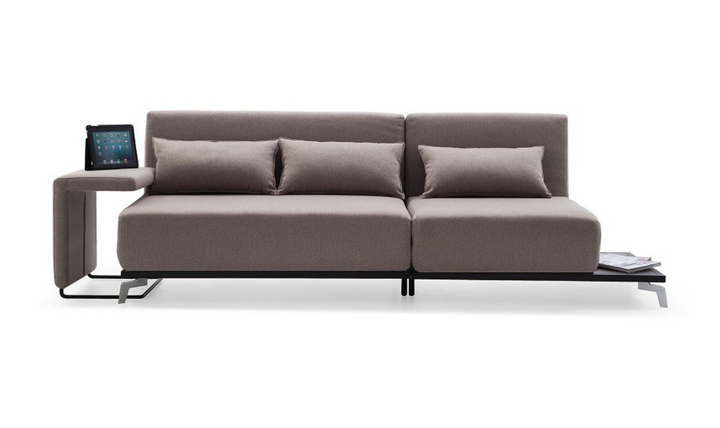 Navana 3-Seater Sleeper Sofa With Sliding Chair