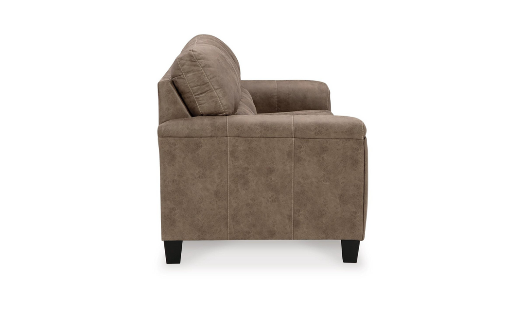 Modern Heritage Navi 3-Seater Queen Micro-Fibre Leather Sofa Sleeper