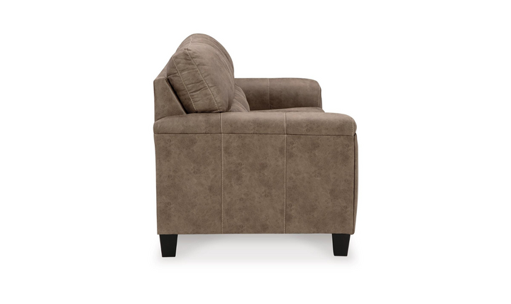 Modern Heritage Navi 3-Seater Queen Micro-Fibre Leather Sofa Sleeper