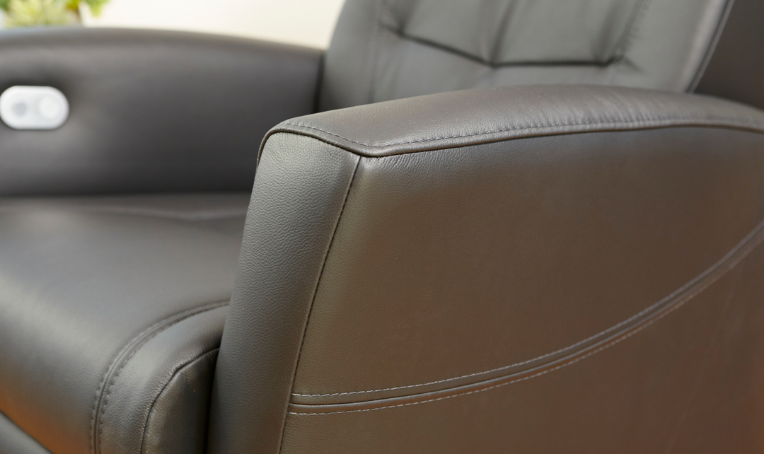 Fjords Oslo Power/Manual Leather Swivel Recliner Chair