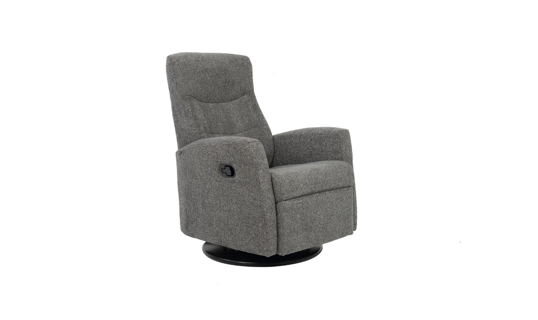Fjords Oslo Power/Manual Leather Swivel Recliner Chair