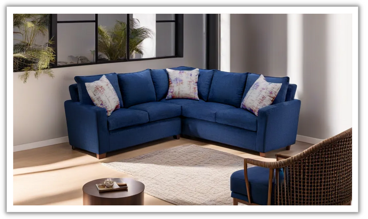 Four Seasons Reynolds L-Shaped Slipcovered Modular Sectional Sofa