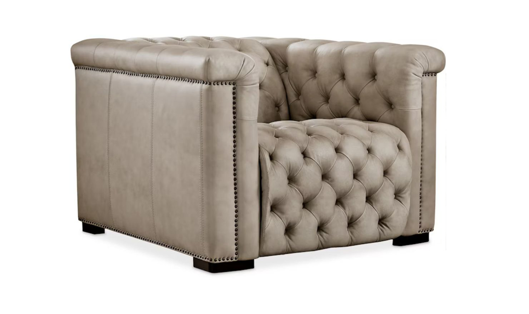 Hooker Furniture Savion Grandier Tufted Power Recliner Chair w/ Power Headrest