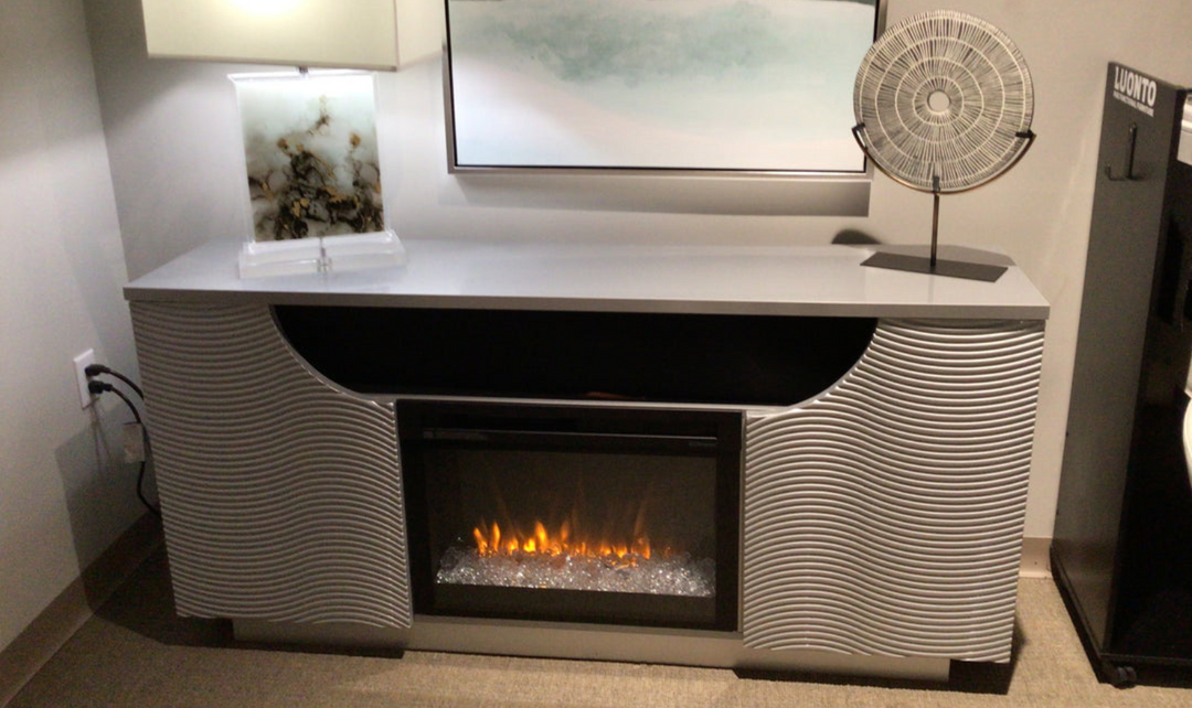 Smart Ethan TV Console + fireplace