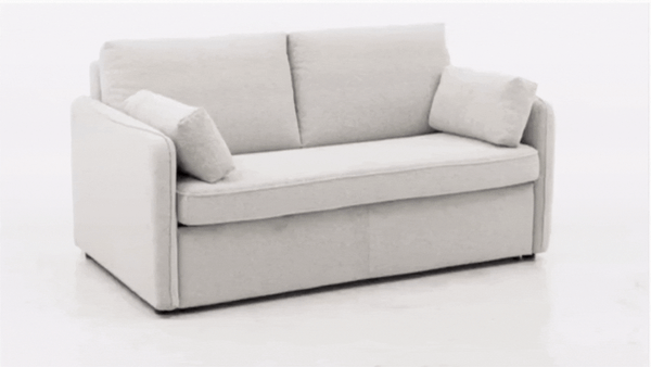Jennifer Smart Full Fabric Sleeper Sofa With Memory Foam Mattress