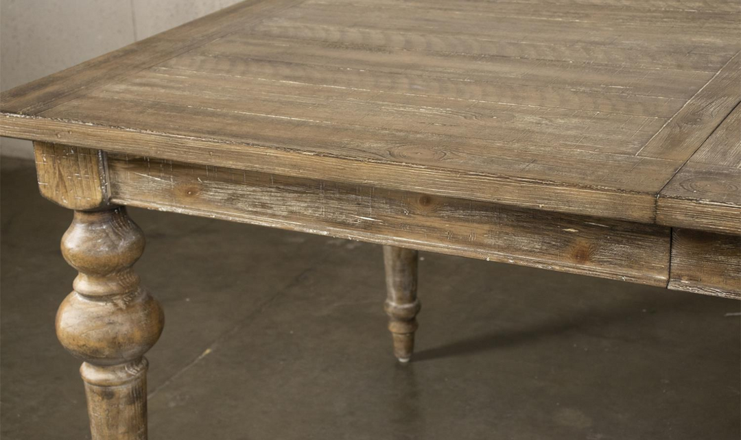 Sonora Rustic Dining Table with 18" Table Leaf