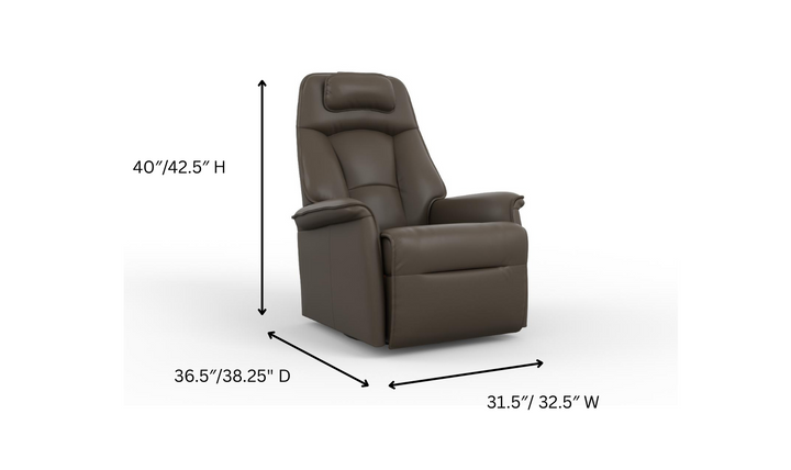 Stockholm Power Recliner Chair With Swing Back (Small/Large)