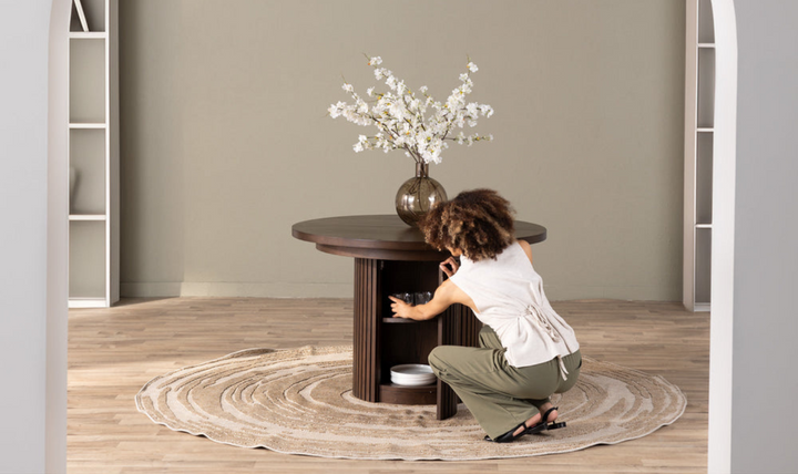 The Host Transformer Extendable Dining Set In Solid wood-jennifer furniture