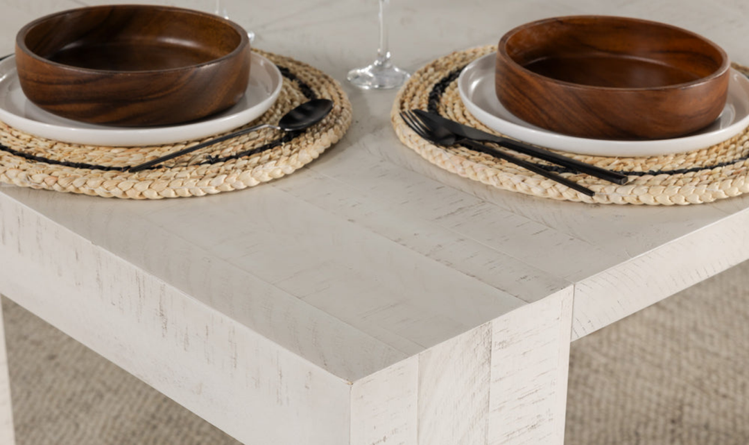 Transformer Table Practical Extendable Rectangular Dining Table Set (Table + Bench)