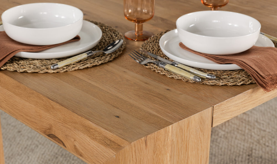 Transformer Table Practical Extendable Rectangular Dining Table Set (Table + Bench)