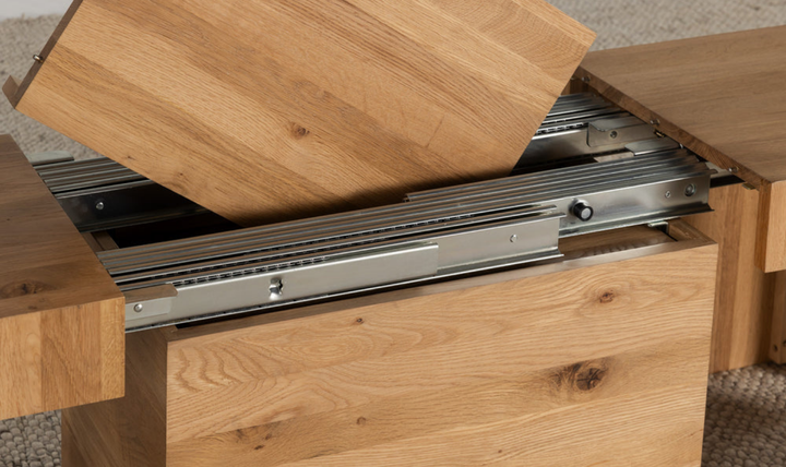 Transformer Table Practical Extendable Rectangular Dining Table Set (Table + Bench)