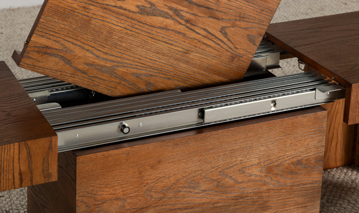 Transformer Table Practical Extendable Rectangular Dining Table Set (Table + Bench)