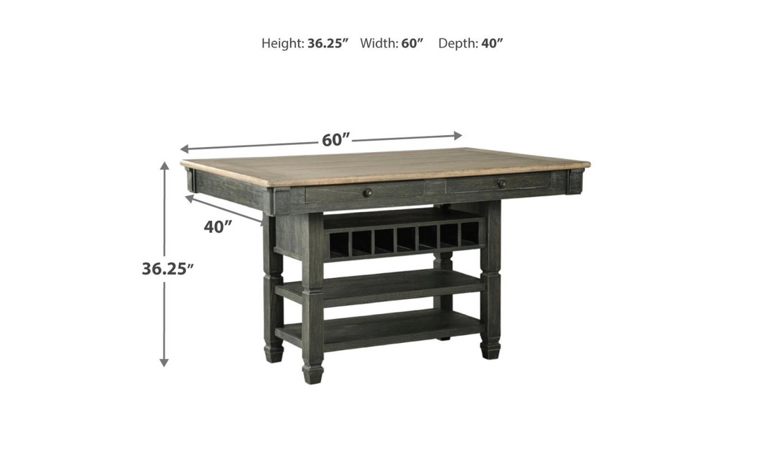 Modern Heritage Tyler Creek Counter Height Dining Table